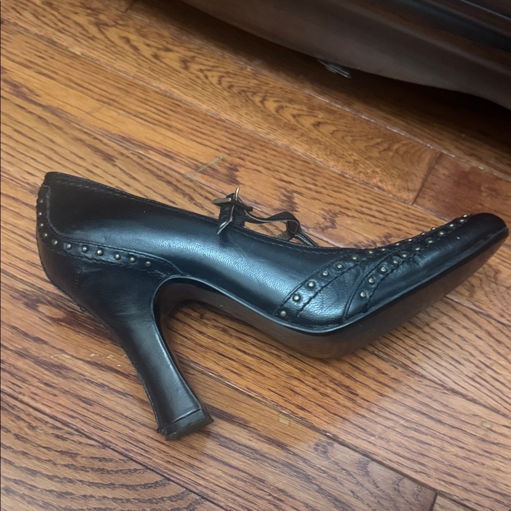 True Meaning Black Studded Heels